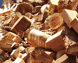 Lumber mill scraps (2)